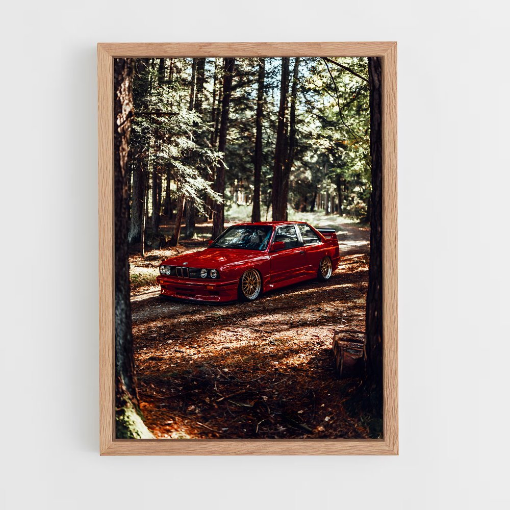 Poster Évasion Rougie – affiche BMW (vue 4)